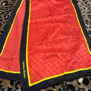 Carolina Herrera silk scarf